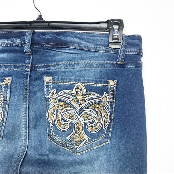 Hydraulic embellished Nolita Curvy micro boot jean - Picture 6 of 7